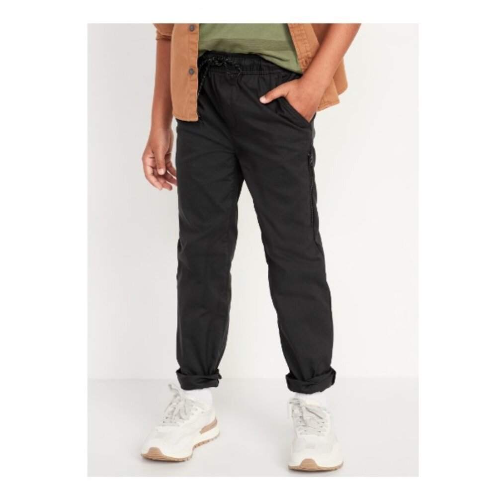 OLD NAVY Built-In Flex Tapered Tech Pants Boys  - Large (10-12) Color Blackjack